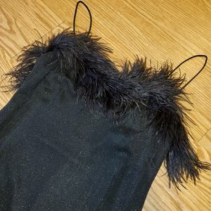 Black Sparkle Evening Dress